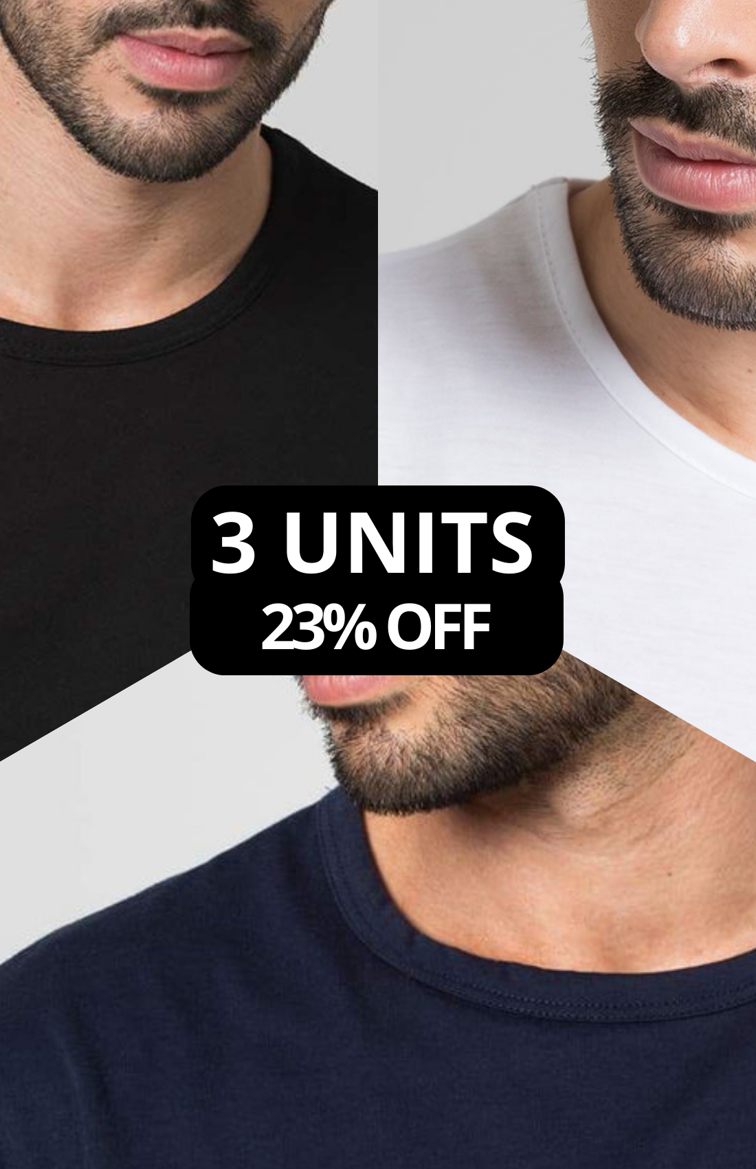 Pack 3 Tech T-shirts® - Sweat Proof Crewneck T-shirt For Men